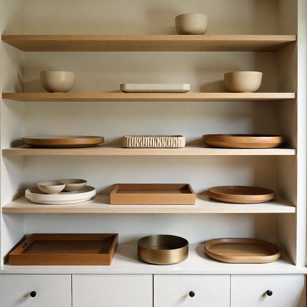 Bandeja organizadora decorativa para baño