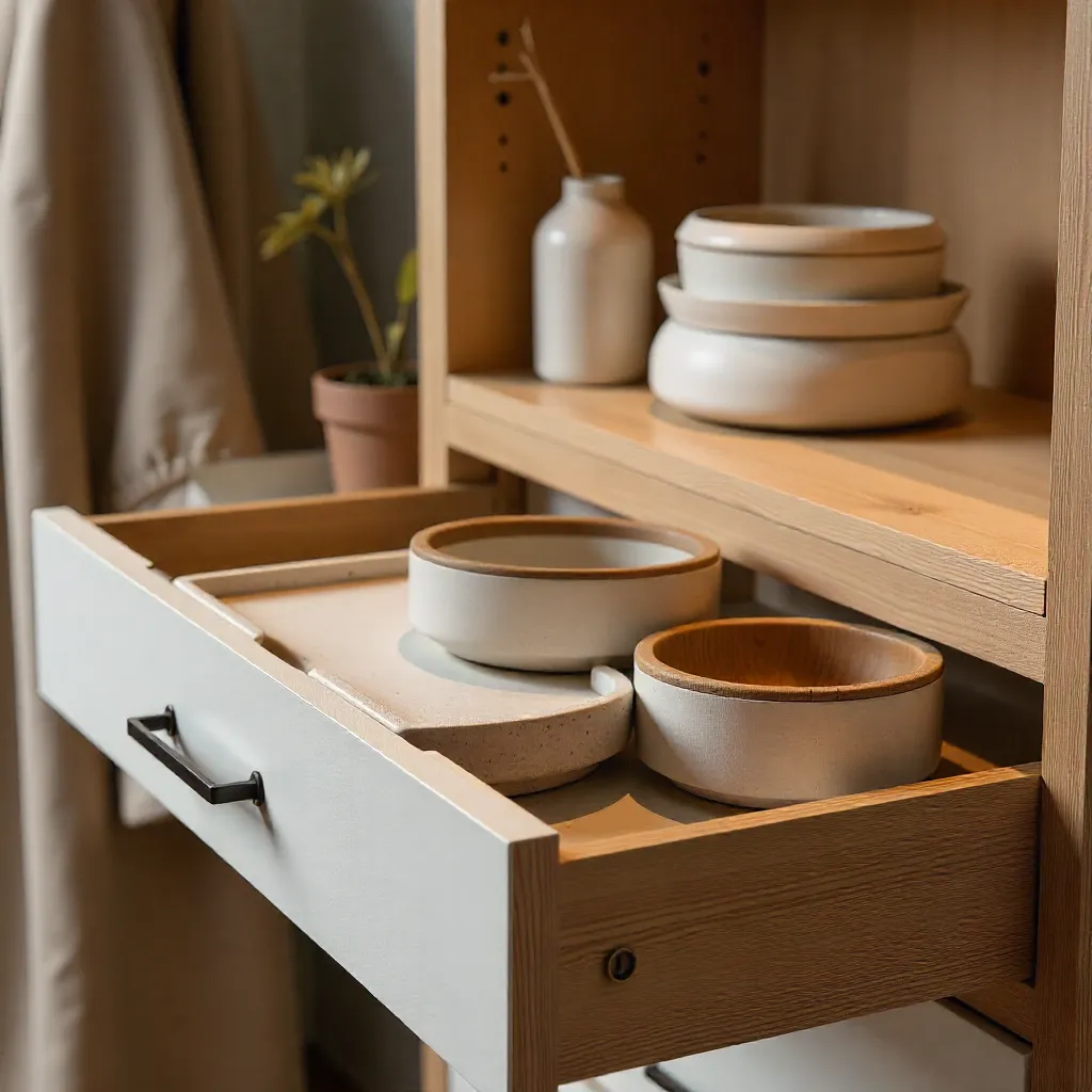 Ambiente de baño decorado con accesorios elegantes