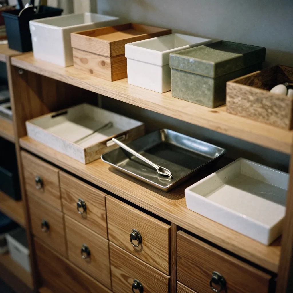 Accesorios minimalistas para baño