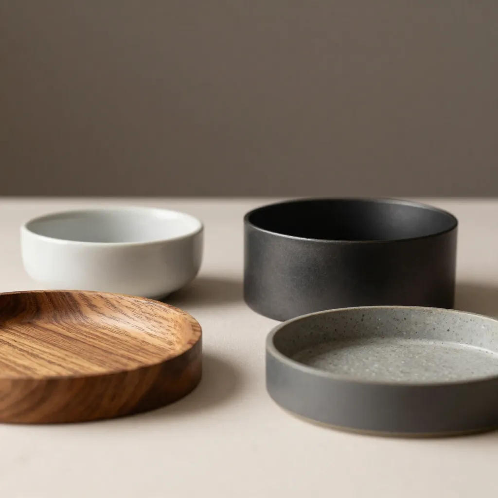 Producto de vidrio con reflejos elegantes