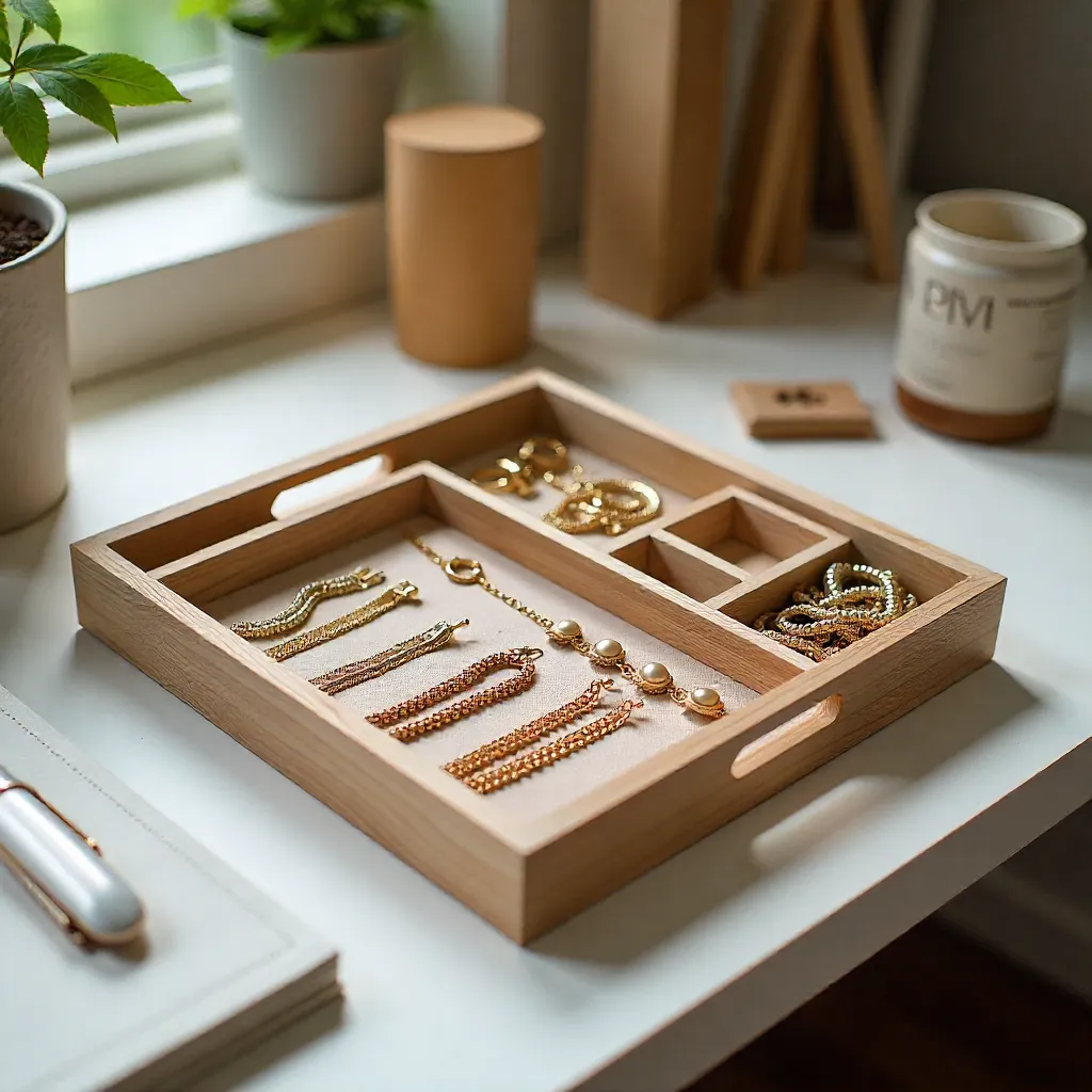 Espacio de exposición de productos decorativos